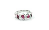 Anillo Valentina Callegher Mujer in Oro blanco Rubino 1.21 Ct 770199 - 770199